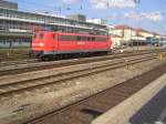 Dei BR 151 124-5 in Regensburg HBF am 14.08.2007