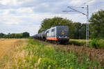 Hector Rail 162 001 (151 013)  Mabuse  kam am 07.08.2022 mit einem Kesselzug aus Richtung Dresden nach Stendell gefahren.