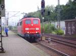 151 070-0 fhrt als Lz durch Hamburg-Harburg.
