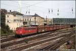 151 033 zieht am 26.09.07 den Kohlependel Spreewitz-Kchwald aus dem Chemnitzer Hbf.