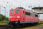 Am 30.05.2026 war die Parade beim Jubil�umsfest im DB Museum Koblenz. 151 121-1 nahm teil und rollt am Publikum vorbei.