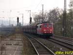 151 033-8 mit Schttgutwagen. Witten Hbf. 17.11.2007.