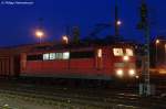 151 114-6 am 03.01.08 mit FZT 56080 nach Stuttgart-Hafen im Aalener Bahnhof.