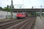 151 034 Lz am 25.7.2008 durch Harburg -> Maschen Rbf. 