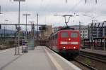 151 006-4 + 151 024-7 mit Kolhezug in Aschaffenburg am 18.07.08