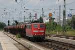 151 154 am 27.06.08 mit Getreide Richtung Sdbahnhof am Heimeranplatz
