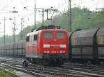 151 151-8 heute in Kln-Gremberg. Aufgenommen am 17/04/2009.