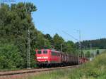 151 159-1 mit dem FZT 55834 (Villingen-Offenburg Gbf) am km 70,0 17.6.09.