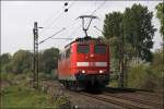 151 014 ist am 23.04.2009 solo nach Hohenlimburg unterwegs um dort den abendlichen Gterzug zu bernehmen...