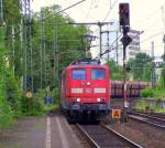 Hier noch ein Bild vom  5000er . 151 002-3 zieht gemeinsam mit einer Schwestermaschine den 5000 t schweren Kohlezug aus Venlo kommend in Richtung Sden. 28.07.09