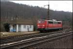 151 003 (9180 6151 003-1 D-DB) wartet in Laufach auf neue Aufgaben...