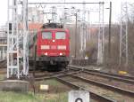BR 151 am 31.03.2010 am Abzweig Okn Richtung Berlin Lichtenberg B1 (Gab)