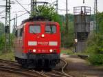 151 029-3 fhrt am 13.05.2010 in Aachen West vom Abstellgleis um einen Gterzug Richtung Kln zu bernehmen, der von einer Cobra von Belgien nach hier geschleppt wurde.
