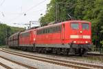 Die 151 008-0 und 151 xxx-x in Duisburg Neudorf am 25,05,10