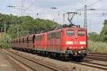 Die 151 167-4 und 151 102-1 in Kln West am 15,07,10 
