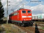 151 016 im Bahnhof Heiligenstadt, am 08-10-2002