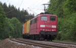 Farbsonderling 151 144-3 schiebt am 14.