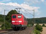 151 067-6  als Tfzf gen Ulm am 28. Juli 2011 bei Amstetten.