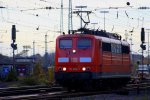 Die 151 083-3 DB rangiert in Aachen-West.