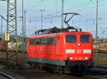 Am 11.01.2012 rangiert 151 036-1 in Aachen West.