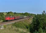 151 056 mit einem Gterzug am 11.09.2012 unterwegs bei Laaber.