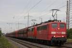 151 086 am 23.9.12 mit einer weiteren 151er und einem Kohlezug bei der Durchfahrt durch Ratingen-Lintorf.