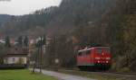 151 169-0 als T 67111 (Singen(Htw)-Kornwestheim Rbf) bei Aistaig 21.11.13