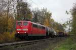 151 020-5 bei Rhöndorf am 21.11.2013