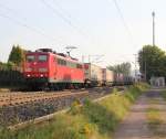 151 140-1 mit KLV-Zug in Fahrtrichtung Süden.