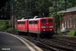 151 167-4 fuhr mit einer schwesterlok lz durch hh-harburg am 20.06.14