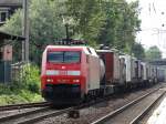DB Schenker Rail 152 190-5 am 27.06.14 in Maintal Ost mit Containerzug
