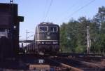 151001 muss am 26.5.1987 um 18.12 Uhr im Überholbahnhof Lengerich Ringel in das Ausweichgleis in Richtung Münster.