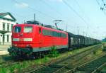 151 079 mit Gterzug Richtung Minden am 20.06.2000 in Wunstorf