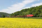 151 157 mit Autowagen am 13.05.2015 bei Gambach.