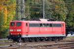 151 155-9 DB rangiert in Aachen-West. 
Aufgenommen vom Bahnsteig in Aachen-West.
Bei Sonne und Regenwolken am Mittag vom 17.10.2015.