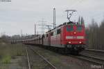 151 100 mit  Erzengel  am 06.04.2007 bei Hamburg-Unterelbe. www.bahnpix.de