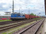 Am 01.05.2018 kam die 151 039 mit einem Containerzug aus Richtung Uelzen nach Stendal und fuhr weiter in Richtung Magdeburg.