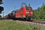 RBH 151 014-8 mit einer Schwesterlok in Lintorf gen Ratingen fahrend am 3.7.2018