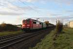 Railpool 151 153-4 kommt mit einem Stahlzug am Haken bei Allerheiligen gen Köln gefahren. 30.11.2018