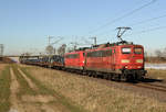 151 031 & 151 037 bei Bornheim am 27.02.2019