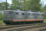 Gleich 3 Lokomotiven der BR 151 traf der Fotograf in Coswig, hier unterwegs für die Bahngesellschaft Hectorrail.Vorn die 162 002 05.06.2020 14:33 Uhr.