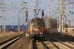 HSL 151 138-5 Einfahrt in den Bf Pasewalk am 28.02.2021 - ich stehe am Ende vom Bahnsteig an 2