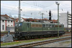 SRI Rail Invest 151 124-5 ist am 22.11.2023 auf Gleis 455 in Würzburg Hbf abgestellt.