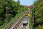 151 165-8 mit dem DGS 91307 (Dillingen (Saar) Hochofen - Völklingen) am Abzweig Dillingen (Saar) Süd. (26.04.2026)
