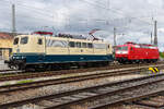 Auch tolle Sachen waren beim N�rdlinger Eisenbahnfest recht fotogen am 14.5.26 beim Bahnsteig abgestellt. 151 073 und 120 145 standen den ganzen Tag aber leider bloss rum.