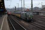 151 124 mit dem ber 6 Stunden verspteten DGS 90135 Bremen Rbf - Mnchen Milbertshofen, am 31.01.2013 in Gttingen