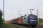 RBH 263 (151 123)+RBH 266 (151 084) zogen am 15.7.13 einen Kohlezug von Oberhausen-West nach Plochingen durch Ratingen-Lintorf.