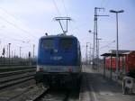 Am 3.04.2014 stand die 151 039-5 von der EGP  in Stendal an Bahnsteig 7 .