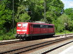 DB Cargo 151 012-2 am 25.07.15 im Bahnhof Laufach an der Spessartrampe