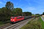 Einsätze der Baureihe 151 in Südbayern sind rar geworden, der Stern der Baureihe ist zumindest bei DB Cargo schon arg im Sinken begriffen.